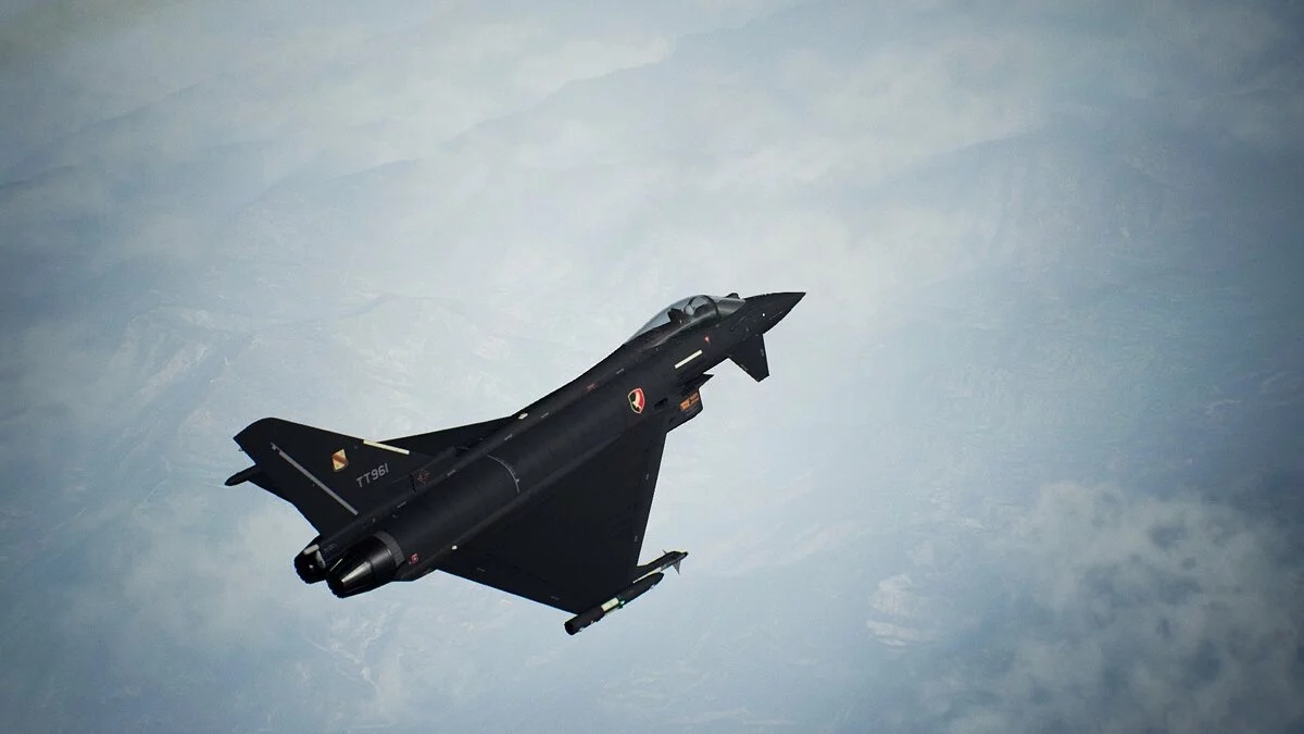 Ace Combat 7: Skies Unknown — Чорне забарвлення для літака Eurofighter