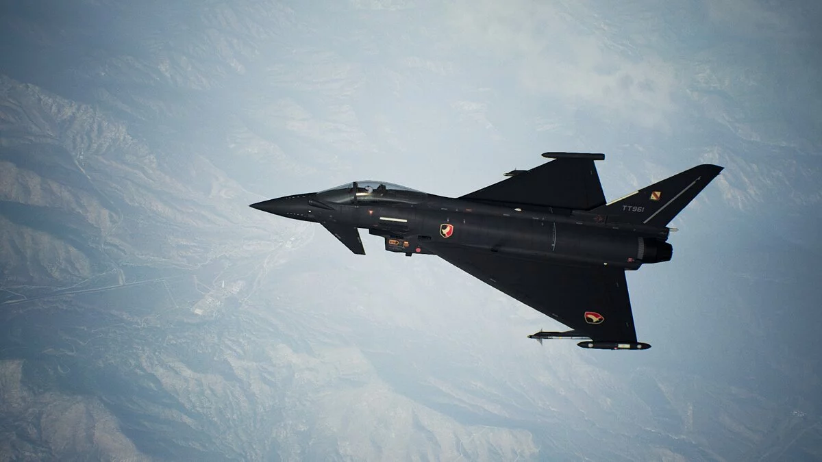 Ace Combat 7: Skies Unknown — Чорне забарвлення для літака Eurofighter