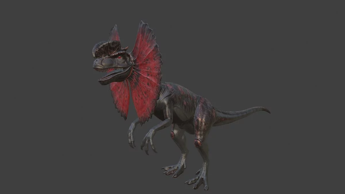 Jurassic World Evolution — Black Dilophosaurus