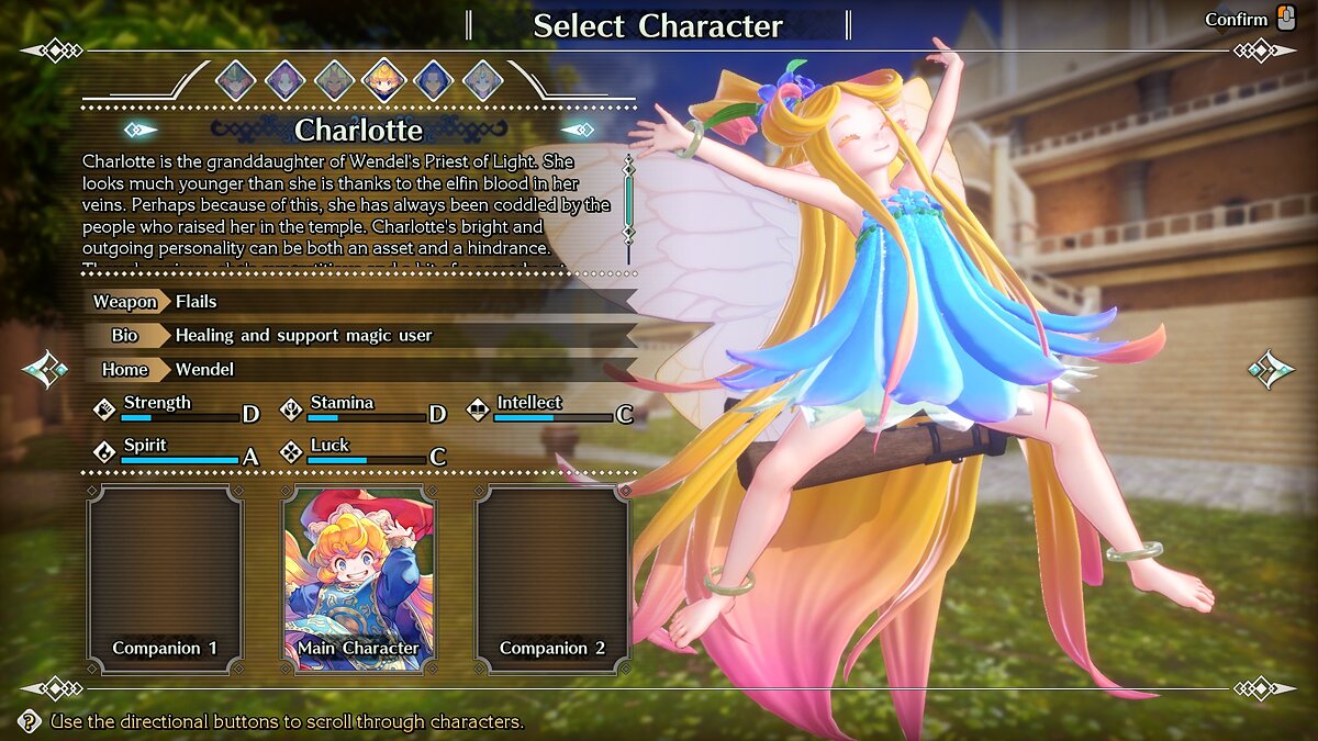 Trials of Mana — Fairy instead of Charlotte