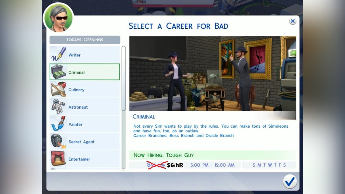 The Sims 4 — Realistic salaries