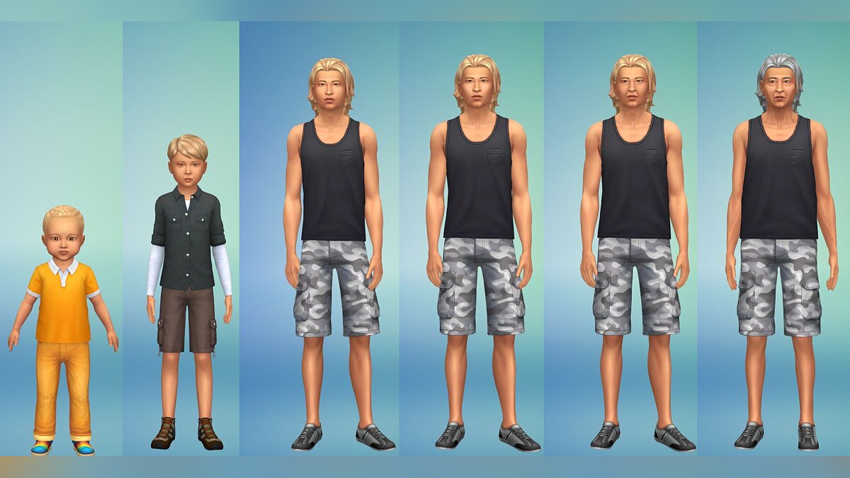 The Sims 4 — Sims standing still in CAS (01/25/2020)