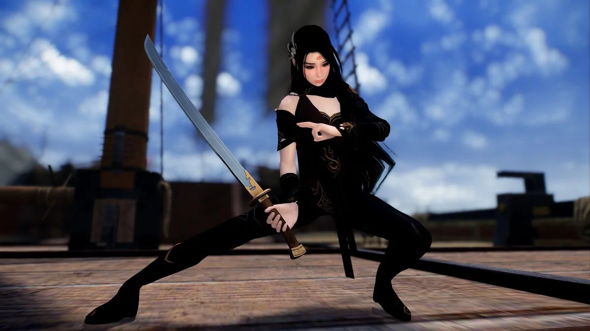 Elder Scrolls 5: Skyrim Special Edition — Меч «Нефритовый дракон дао»