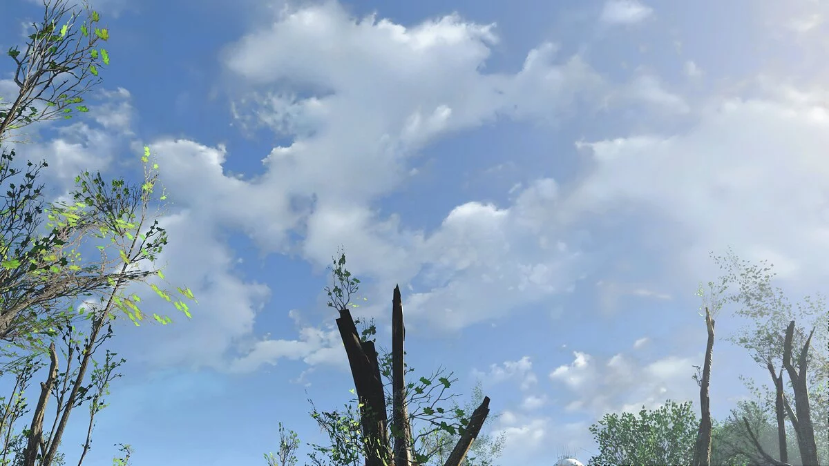 Fallout 4: Game of the Year Edition — Realistic clouds and water