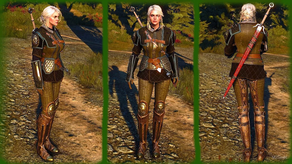 The Witcher 3: Wild Hunt — Griffin school armor for Ciri