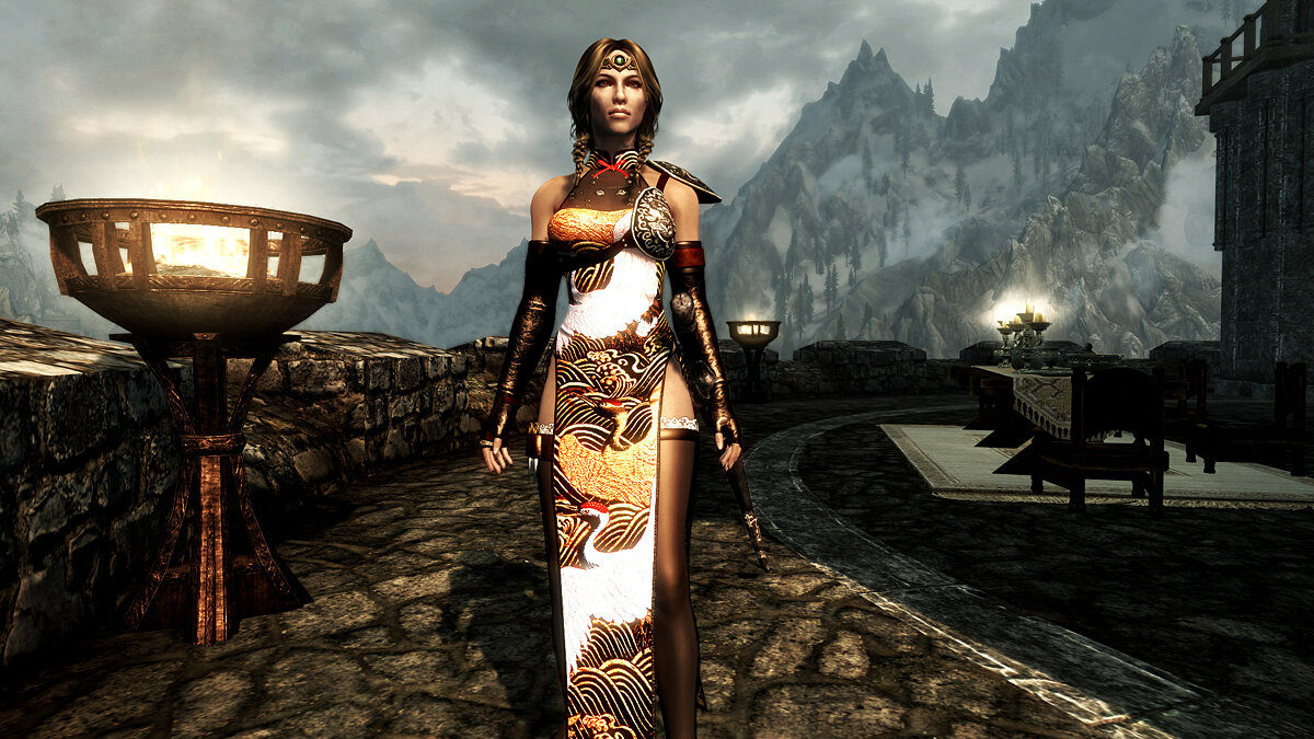 The Elder Scrolls 5: Skyrim Legendary Edition — Oriental dresses