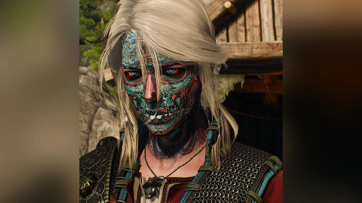 The Witcher 3: Wild Hunt - Complete Edition — Раскраски для лица Цири
