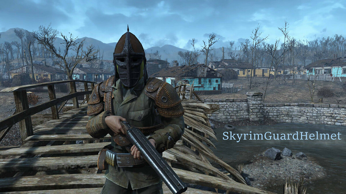 Fallout 4: Game of the Year Edition — Helmet from the game "TES 5 Skyrim"