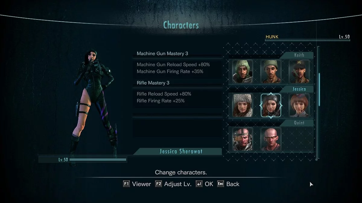 Resident Evil: Revelations — Темний купальник для Джессіки