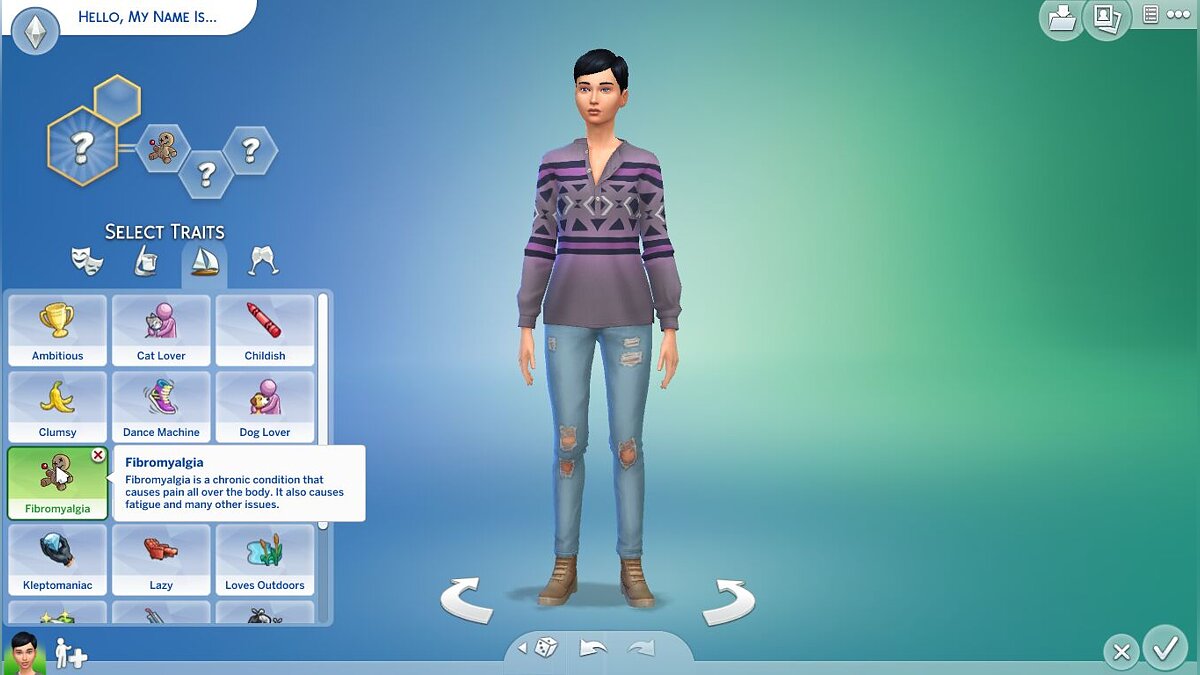 The Sims 4 — Trait — Fibromyalgia