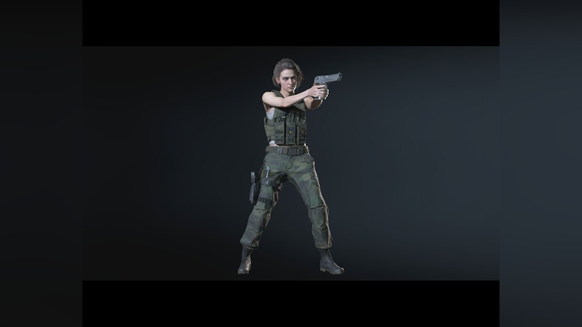 Resident Evil 3 — Jill in uniform