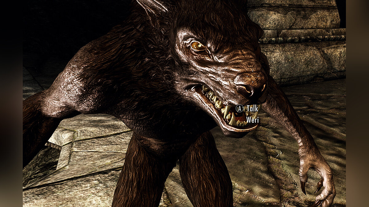 The Elder Scrolls 5: Skyrim Legendary Edition — Werewolf companion