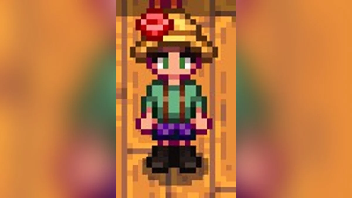 Stardew Valley — Квітковий солом'яний капелюх