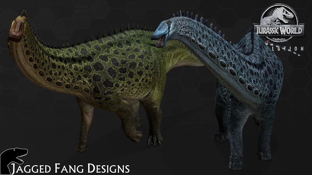 Jurassic World Evolution — Улучшенный апатозавр