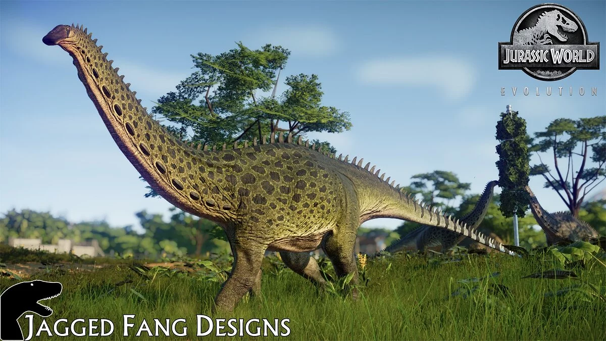 Jurassic World Evolution — Улучшенный апатозавр