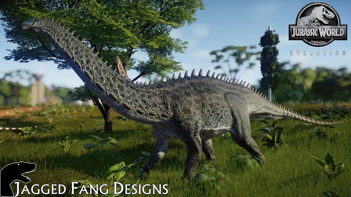 Jurassic World Evolution — Улучшенный апатозавр