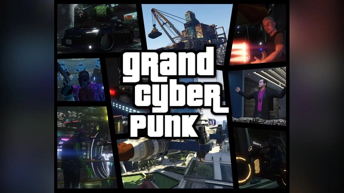 GTA 5 — GrandCyberPunk [YMAP] 3.0 — cyberpunk in GTA