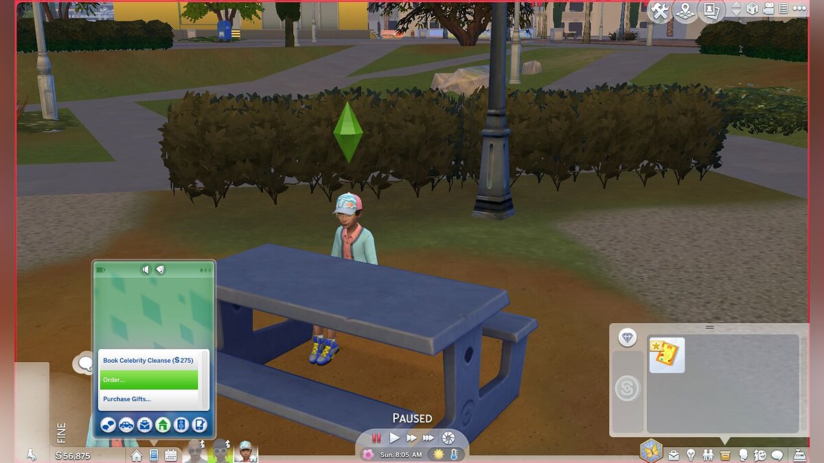 The Sims 4 — Shopping via phone