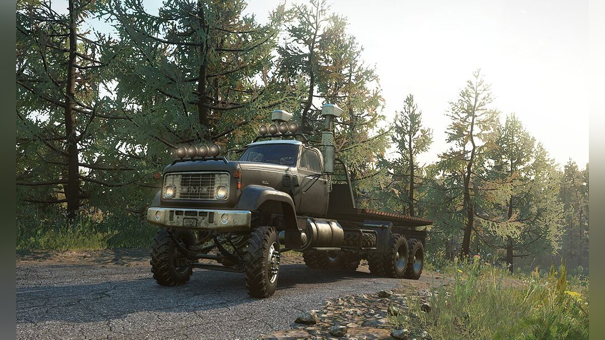 SnowRunner — GMC Custom AWD. All parts are unlocked