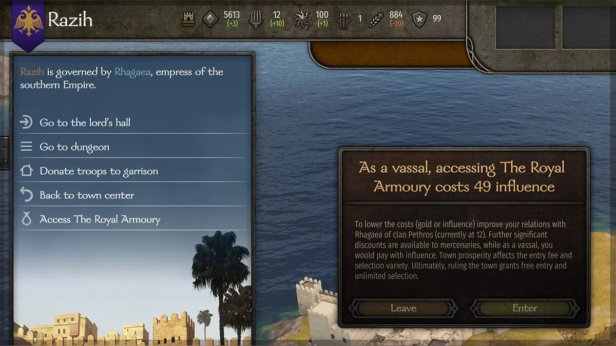Mount &amp; Blade 2: Bannerlord — Королівська палата зброї