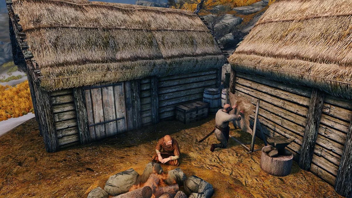 Elder Scrolls 5: Skyrim Special Edition — Деревня возле Хельяркен-холл