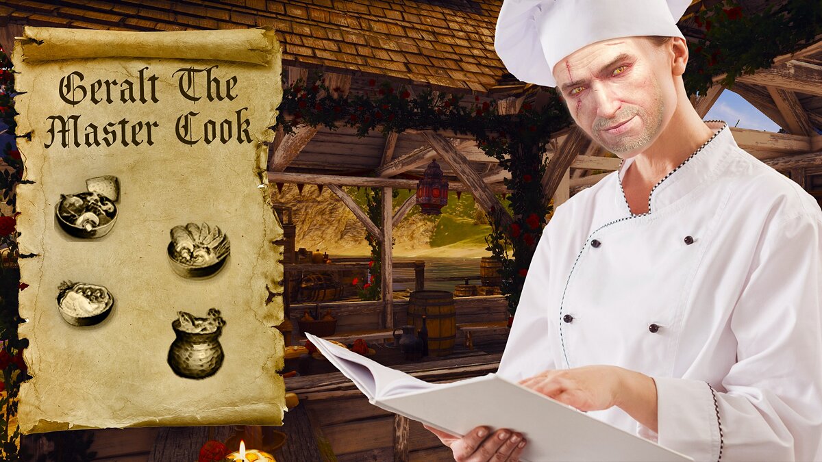 The Witcher 3: Wild Hunt - Complete Edition — Geralt the chef