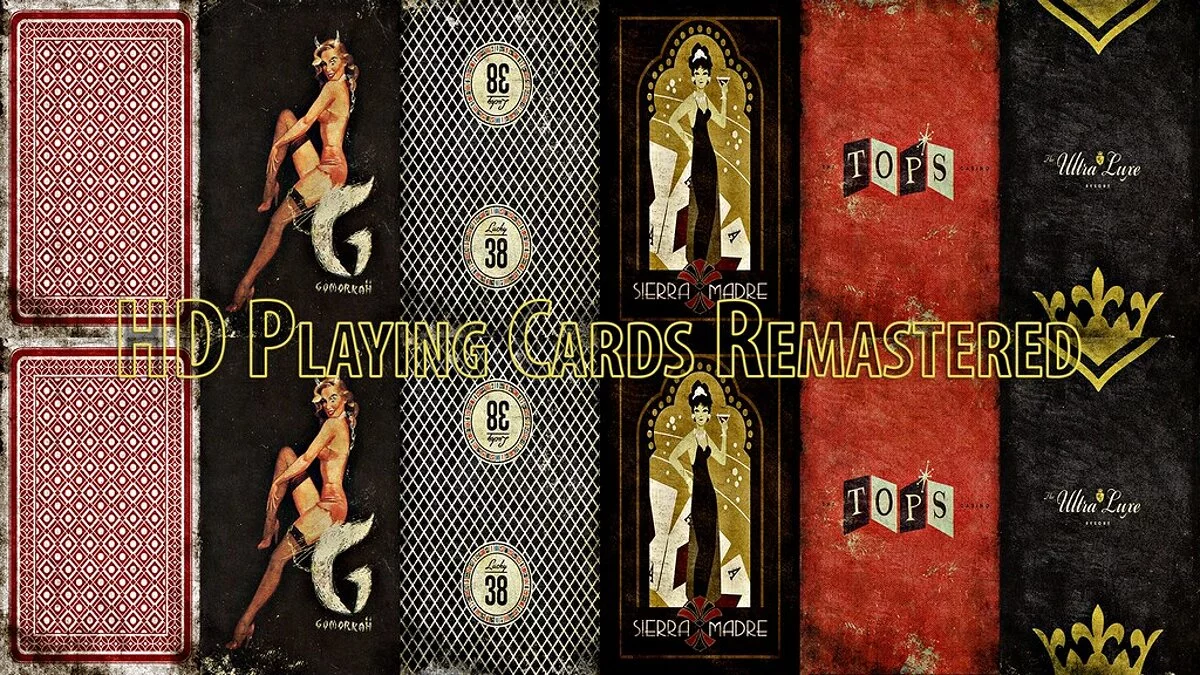 Fallout: New Vegas — Sexy playing cards