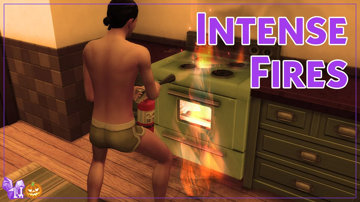 The Sims 4 — fuego intenso