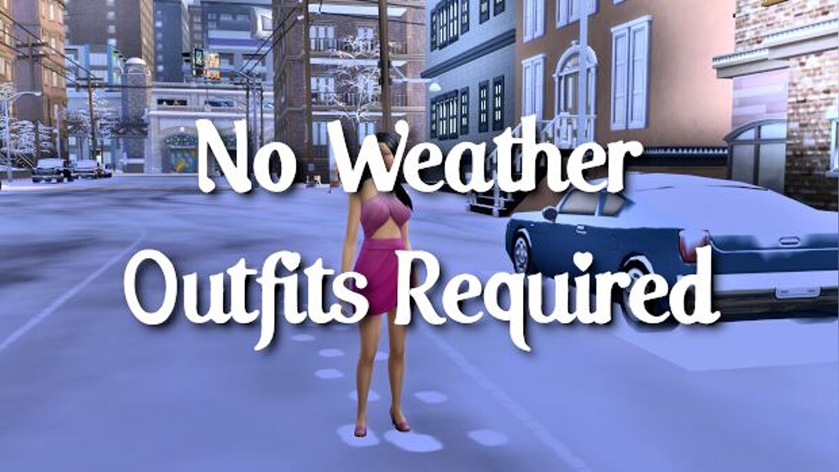 The Sims 4 — No clothes for the weather