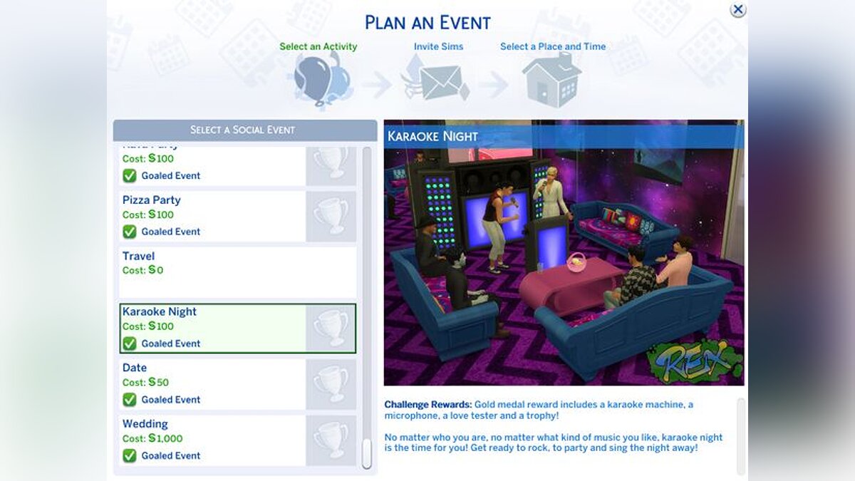 The Sims 4 — Karaoke night (06/04/2020)