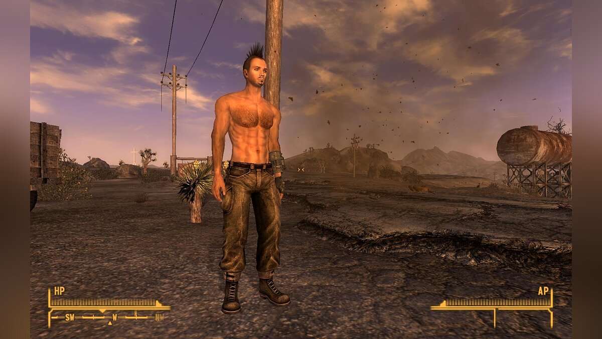 Fallout: New Vegas — Naked male bodies