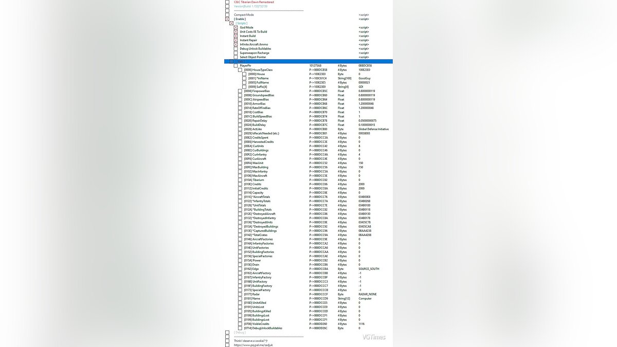 Command &amp; Conquer: Remastered — Table for Cheat Engine [UPD: 06/08/2020]