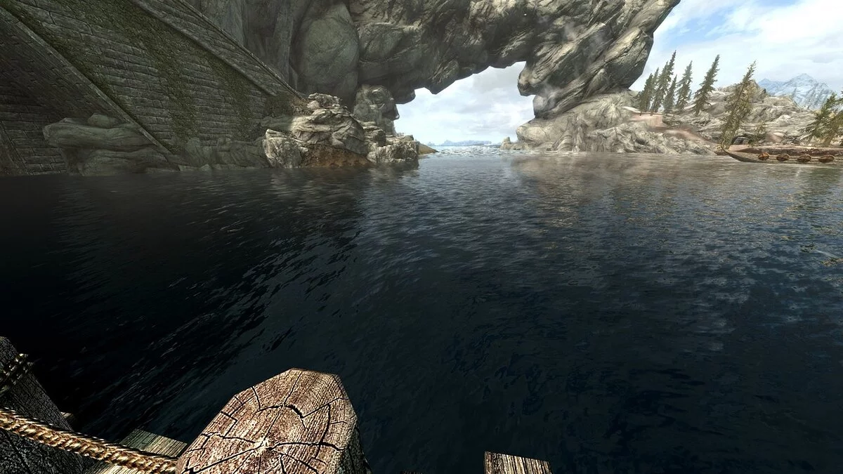 Elder Scrolls 5: Skyrim Special Edition — Прозрачная вода