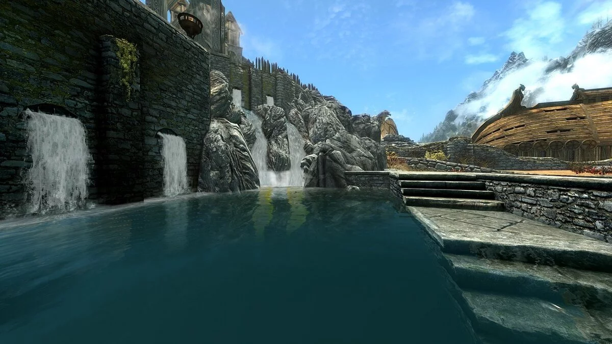 The Elder Scrolls 5: Skyrim Legendary Edition — Прозрачная вода