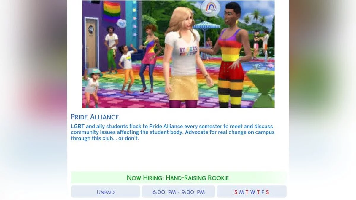 The Sims 4 — Університетська діяльність