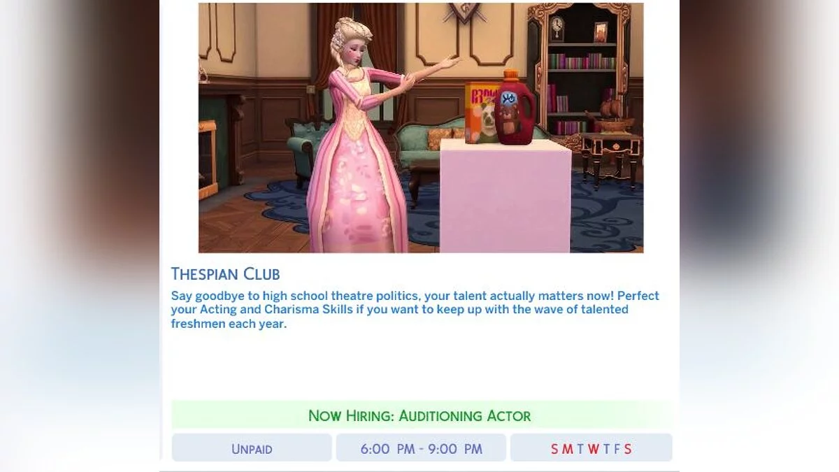 The Sims 4 — Університетська діяльність