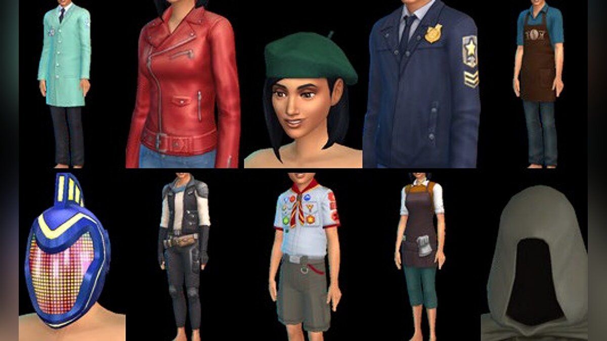 The Sims 4 — Unlocked in-game clothing in CAS (06/09/2020)