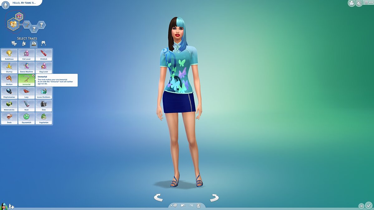 The Sims 4 — Character Trait: Immortal