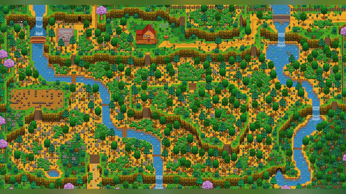 Stardew Valley — Large map of Hilltop