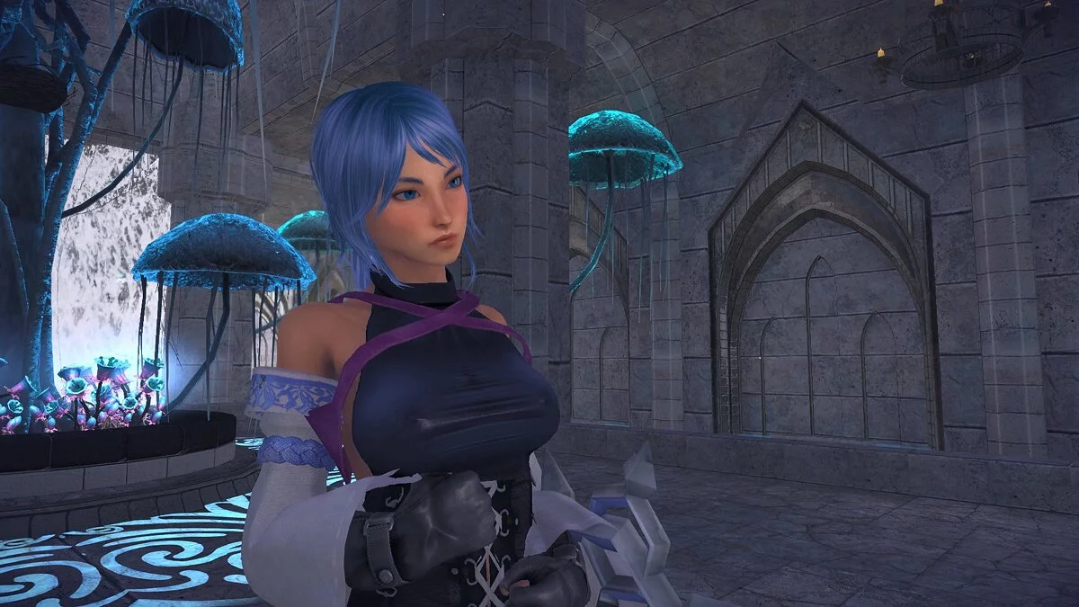 The Elder Scrolls 5: Skyrim Legendary Edition — Компаньон Аква из игры «Kingdom Hearts»