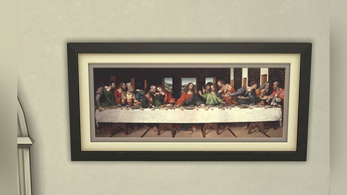 The Sims 4 — Painting "The Last Supper"