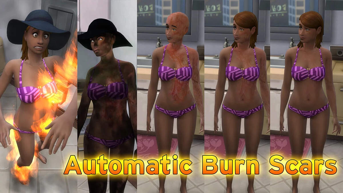 The Sims 4 — Burn mod 6.3