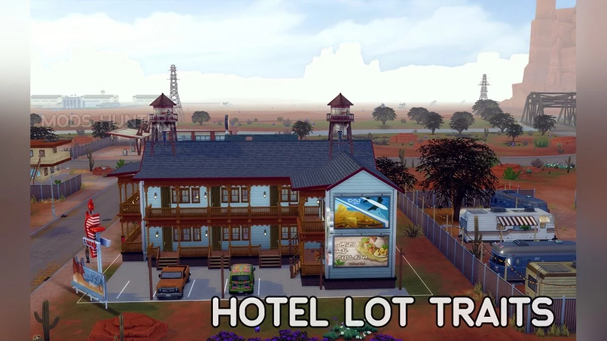 The Sims 4 — Rasgo de carácter: huésped del hotel