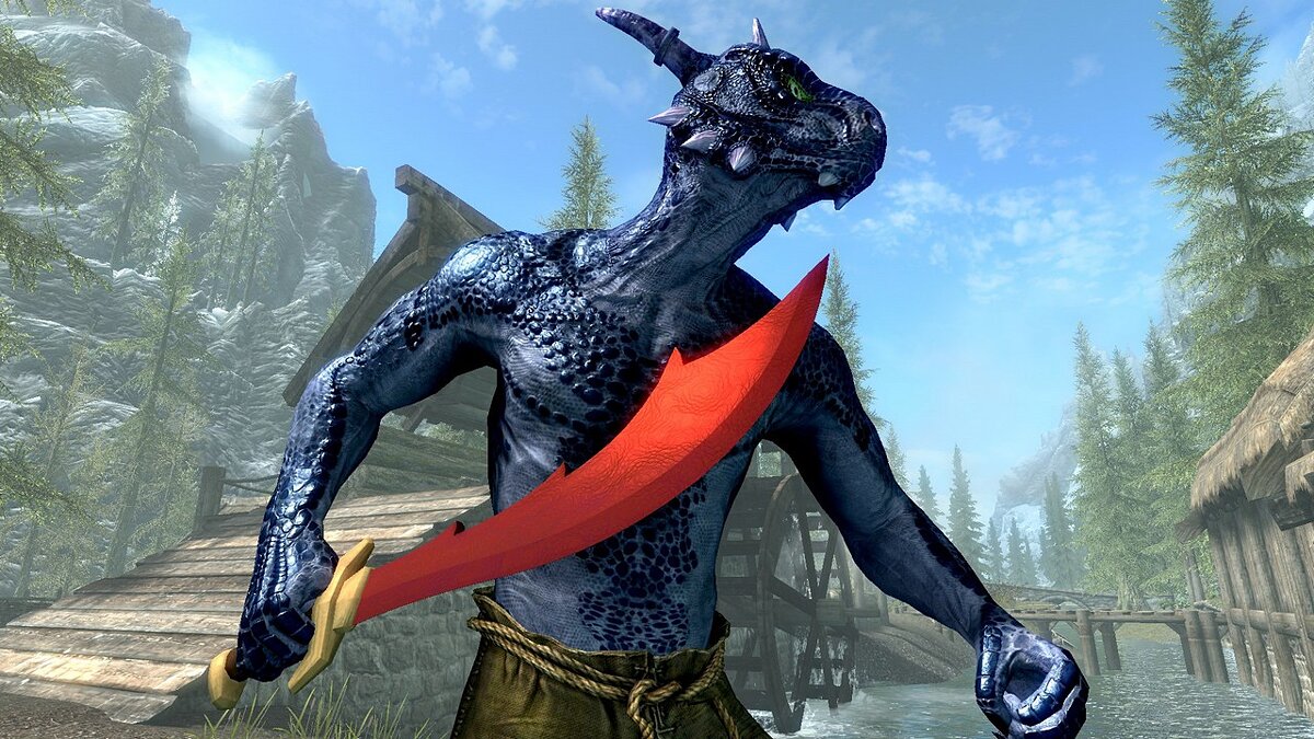 Elder Scrolls 5: Skyrim Special Edition — Scimitar Dragon