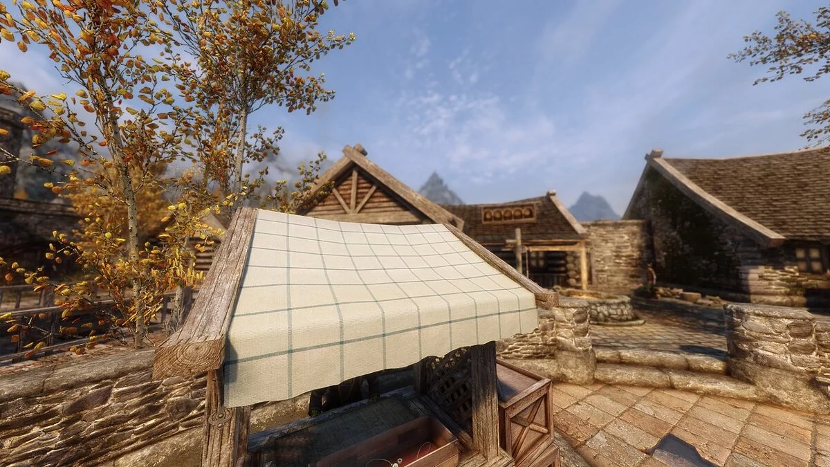 The Elder Scrolls 5: Skyrim Legendary Edition — Улучшенная крыша палаток на площади