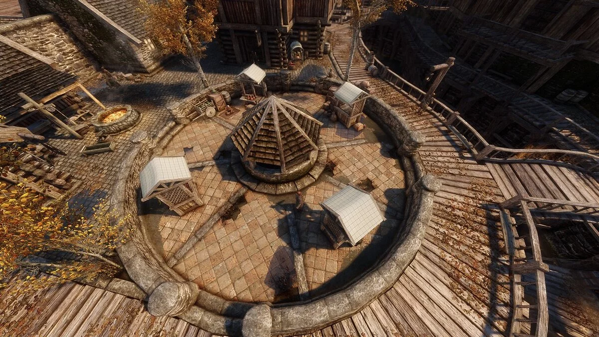 The Elder Scrolls 5: Skyrim Legendary Edition — Улучшенная крыша палаток на площади
