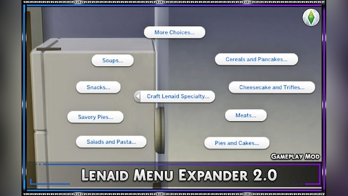 The Sims 4 — Extended menu 2.0 (06/15/2020)