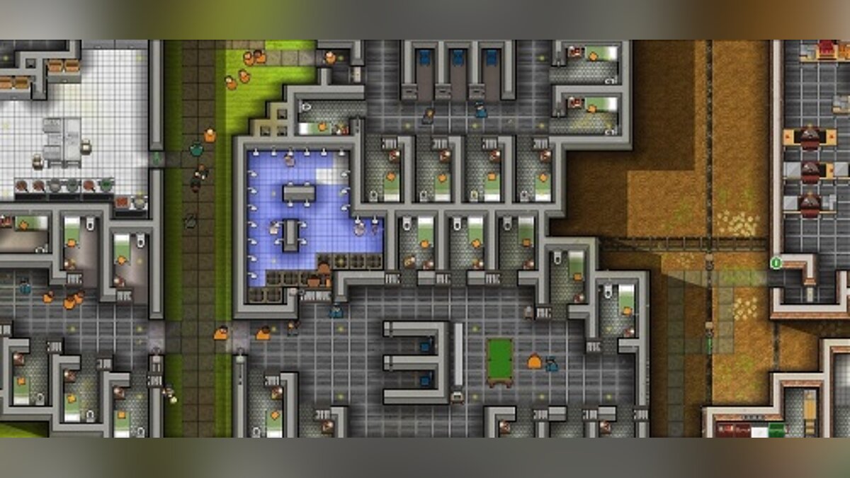 Prison Architect — Conservation (Grand Prison)