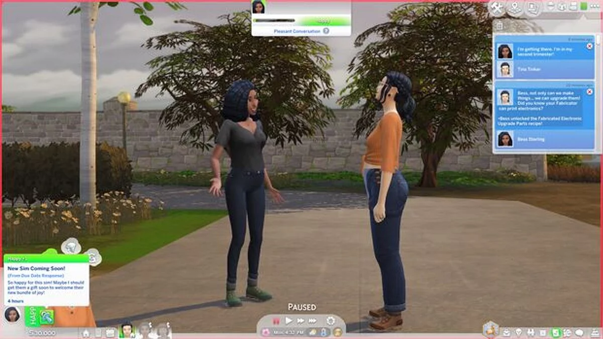 The Sims 4 — New interaction with pregnant women