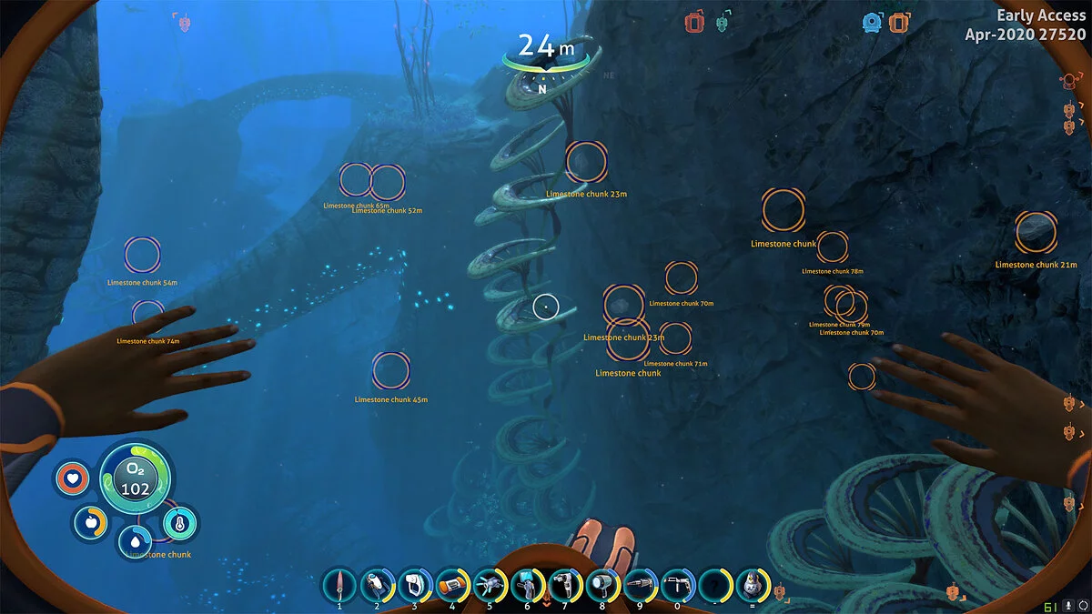 Subnautica: Below Zero — Configuración del escáner